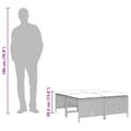 Miniatyrbillede 8 af 10: vidaXL sofasæt til haven 5 dele med hynder polyrattan beige