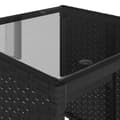 Miniatyrbillede 8 af 11: vidaXL sofasæt til haven 4 dele med hynder polyrattan sort