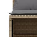 Miniatyrbillede 6 af 8: vidaXL sofasæt til haven 4 dele med hynder polyrattan beige