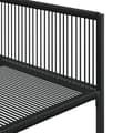 Miniatyrbillede 7 af 10: vidaXL spisebordssæt til haven 13 dele polyrattan sort
