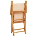 Miniatyrbilde 7 av 11: vidaXL Hagespisegruppe 5 deler beige stoff og heltre