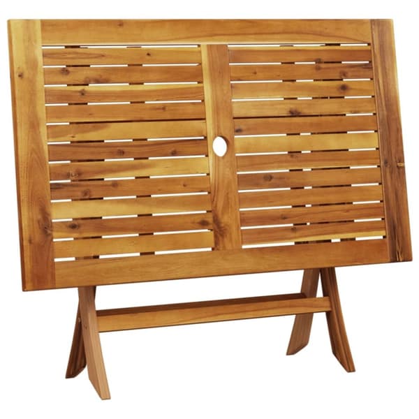 vidaXL Hagespisegruppe 5 deler beige stoff og heltre