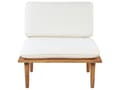 Miniatyrbilde 7 av 11: Hagesofasett Off-White Puter Akasietre Moderne Utendørs 4 Seter Lenestoler 1 Bord
