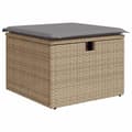 Miniatyrbillede 5 af 11: vidaXL sofasæt til haven 7 dele med hynder polyrattan beige