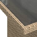 Miniatyrbillede 11 af 11: vidaXL sofasæt til haven 11 dele med hynder polyrattan beige