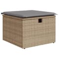 Miniatyrbillede 4 af 11: vidaXL sofasæt til haven 6 dele med hynder polyrattan beige