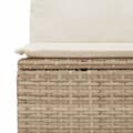 Miniatyrbillede 7 af 11: vidaXL sofasæt til haven 5 dele med hynder polyrattan beige