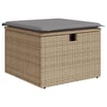 Miniatyrbillede 7 af 11: vidaXL sofasæt til haven 8 dele med hynder polyrattan beige