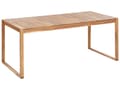 Miniatyrbild 6 av 11: Trädgårdsmatgrupp 8-sits Bord Stolar Ljust Certifierat Akaciaträ med Dynor Marinblå Vit Vädertålig
