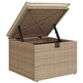 Miniatyrbillede 10 af 11: vidaXL sofasæt til haven 6 dele med hynder polyrattan beige