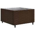 Miniatyrbillede 5 af 11: vidaXL loungesæt til haven 6 dele med hynder polyrattan brun