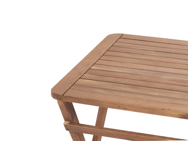 Cafesæt Akacietræ Certificeret Havebord og Stole Vedligeholdelsesfri Havemøbler Altan Indretning Terrassesæt Klapstole og Klapbord