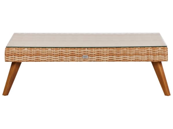 Loungesæt Rattan 5 Personers Udendørs Havesofa med Lænestole Modul Vandtætte Hynder Sofabord til Terrasse Have Indretning