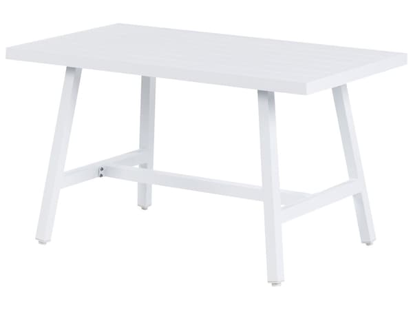 Loungesæt i Grøn Aluminium 120 x 70 x 45 cm Hjørne Havesofa Modulær Lounge Møbler med Lamel Sofabord til Terrasse Udendørs Indretning Design
