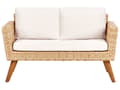 Miniatyrbilde 5 av 11: Uteplass Sett Off-White Rotting 2 Seter 2 Stoler Off-White Puter Utendørs Landlig