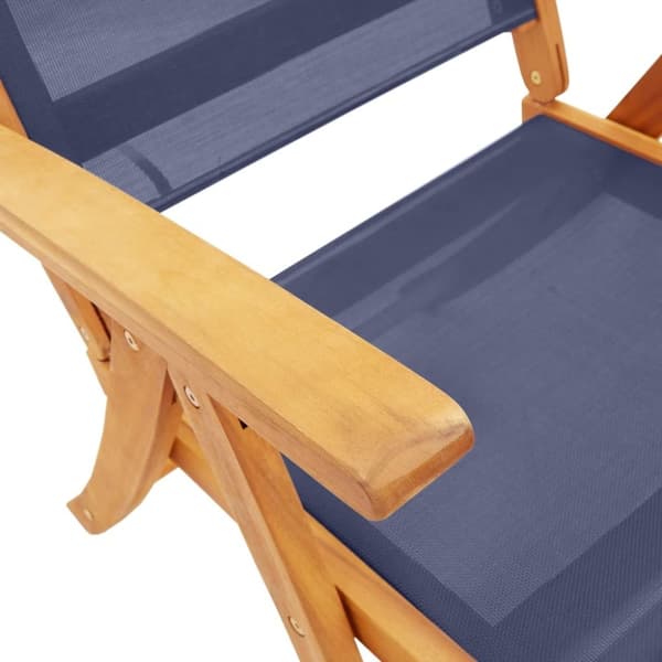 vidaXL Hagespisegruppe 9 deler heltre akasie og textilene