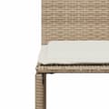 Miniatyrbillede 11 af 11: vidaXL spisebordssæt til haven 7 dele med hynder polyrattan beige