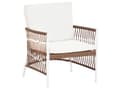 Miniatyrbild 4 av 11: Bistroset Vit Aluminium Polyester 2-sits 2 Stolar och Bord Caféset