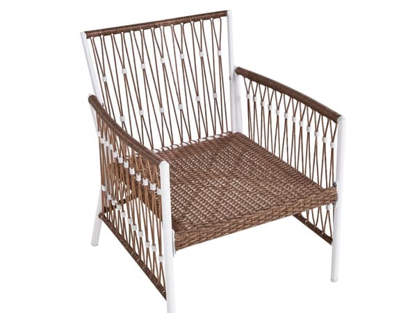 Bistroset Vit Aluminium Polyester 2-sits 2 Stolar och Bord Caféset