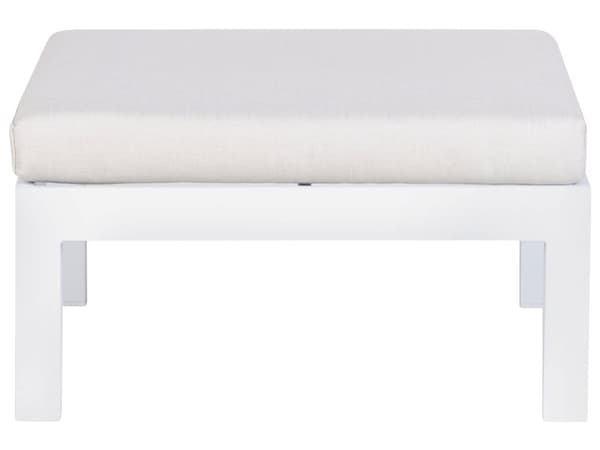 5-sits Loungegrupp Vit Metallram Off-White Dynor Bord med Bordsskiva i Glas Modern Skandinavisk Trädgård Uteplats