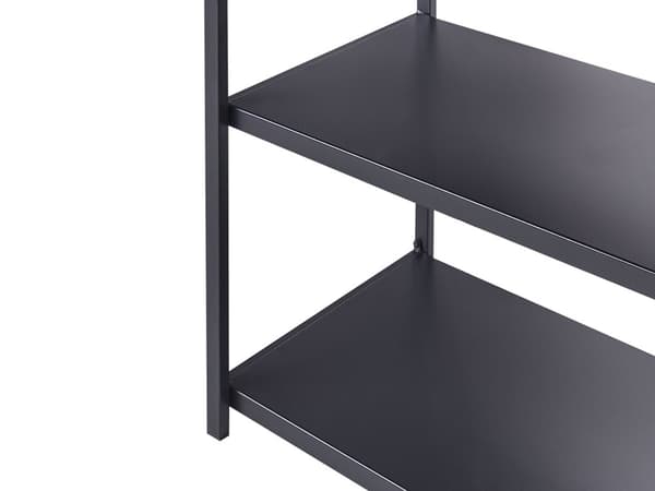 Utendørs kjøkkenøy Svart Lyst tre Stål Syntetisk tre 150 x 50 x 90 cm 2 hyller Moderne stil Hagemøbler Utekjøkken