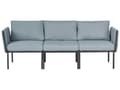 Miniatyrbilde 11 av 11: 5-seters Hagesofa Mørkegrå Stål 5-seter med Puter Moderne Stil Hage Utendørsbruk