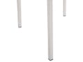 Miniatyrbild 10 av 11: Matgrupp Vit Aluminium Rostfritt Stål Keramisk Bordsskiva i Glas 4 Stolar Utomhusmöbler Modern Design