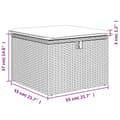 Miniatyrbilde 9 av 9: vidaXL Hagesofaer med puter 2 deler svart polyrotting akasie