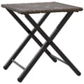 Miniatyrbilde 7 av 11: vidaXL Hagespisegruppe 5 deler sammenleggbar brun polyrotting