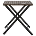 Miniatyrbilde 8 av 11: vidaXL Hagespisegruppe 5 deler sammenleggbar brun polyrotting