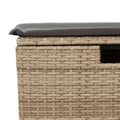 Miniatyrbilde 7 av 9: vidaXL Hagesofaer med puter 2 deler beige polyrotting akasie
