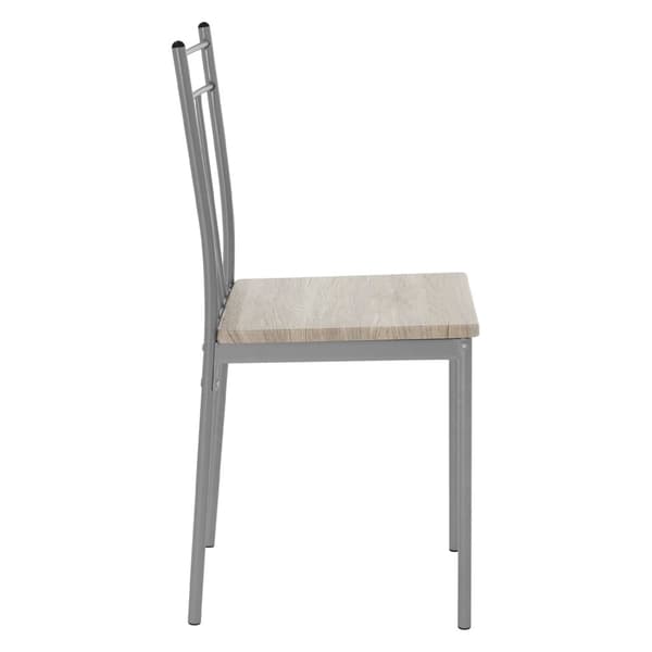 Ruokailu setti 4 hengelle 5-osainen ruokapöytä ja 4 tuolia vaalea tammi puu ML design