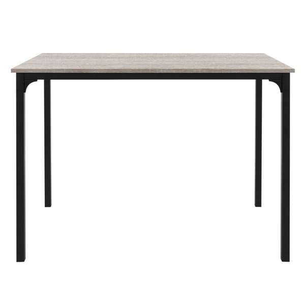 Matrumsset med bänk 4-delat med matbord och stolar Sonoma ek stålram ML design