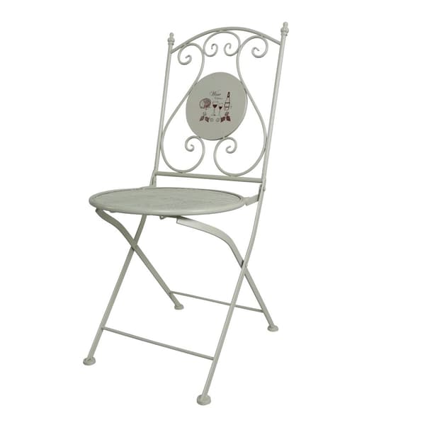 AXI Maxime Bistro Set Balkong, 2 stolar 1 bord, Cream Wine Veranda Bistro Set - Bistro Set Trädgård, Mosaic Bistro Bord för Trädgård/Balkong/Terrass