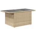 Miniatyrbilde 7 av 11: vidaXL Hagesofaer med puter 7 deler beige polyrotting akasie