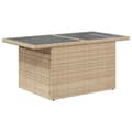 Miniatyrbilde 7 av 11: vidaXL Hagesofaer med puter 8 deler beige polyrotting akasie