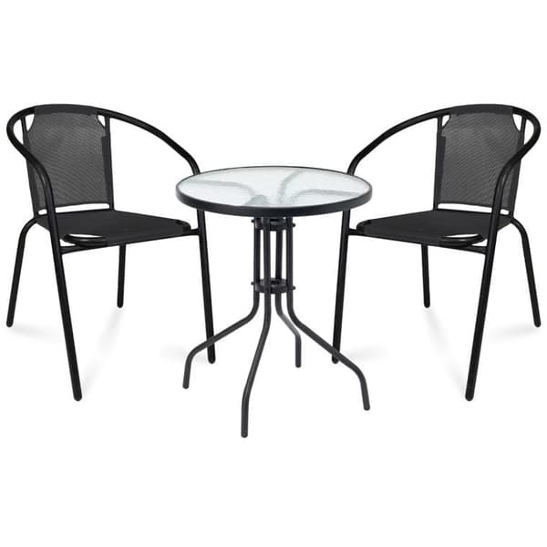 Bistroset 2+1 svart