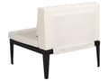 Miniatyrbild 10 av 11: Soffgrupp Höger 4-sits Trädgård Hörnsoffa med Fotpall Ljust Certifierat Akaciaträ Ljus Beige Dynor med Soffbord