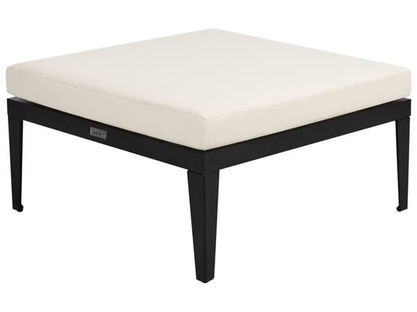 Loungesæt Beige Akacietræ 3 Personers Udendørs Hjørnesofa Moderne Loungemøbler med Sofabord og Fodskammel til Terrasse Have Indretning