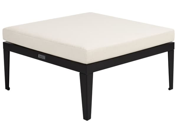 Loungesæt Beige Akacietræ 3 Personers Udendørs Hjørnesofa Moderne Loungemøbler med Sofabord og Fodskammel til Terrasse Have Indretning