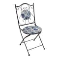 Pikkukuva 2 / 5: AXI Amélie Balcony Bistro Set, 2 tuolia 1 pöytä, Mosaic Veranda Bistro Set Delft Blue - Puutarha Bistro Set, Mosaiikki Bistro pöytä