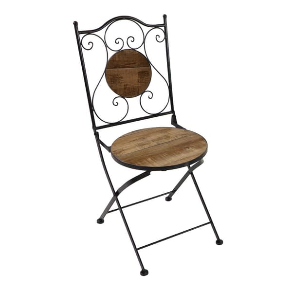 AXI Amélie Balkong Bistroset, 2 stolar 1 bord, Mosaik Veranda Bistroset Ladugård trä stil - Trädgårdsbistroset, Mosaik Bistrobord för