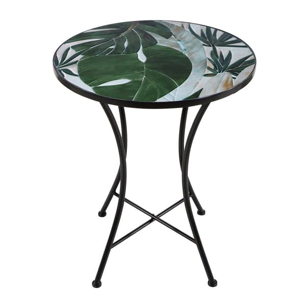 AXI Amélie Balcony Bistro Set, 2 tuolia 1 pöytä, Mosaic Veranda Bistro Set Tropical Green - Puutarha Bistro Set, Mosaiikki Bistro pöytä