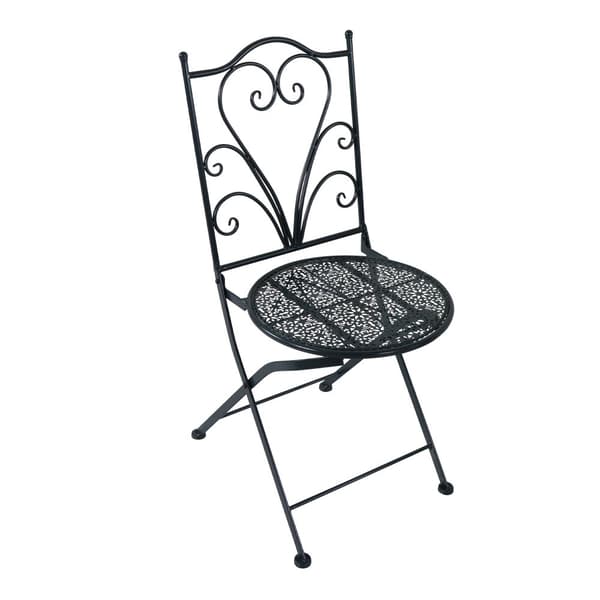 AXI Eloise Bistro Set Balkong, 2 stolar 1 bord, Grå Mosaic Bistro Set Trädgård, Mosaic Bistro Bord för Trädgård/Balkong/Terrass