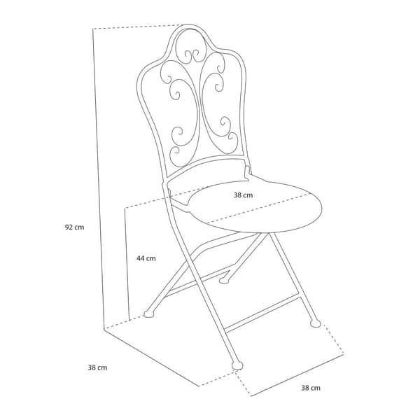 AXI Marilou Balkong Bistro Set, 2 stolar 1 bord, Pastellgrön Mosaik Bistro Set - Trädgårds Bistro Set, Mosaik Bistro Bord för Trädgård/Balkong/Terrass