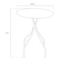 Pikkukuva 7 / 7: AXI Marilou Balcony Bistro Set, 2 tuolia 1 pöytä, Veranda Bistro Set White - Puutarha Bistro Set, Mosaiikki Bistro pöytä