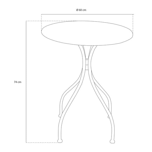 AXI Marilou Balcony Bistro Set, 2 tuolia 1 pöytä, Veranda Bistro Set White - Puutarha Bistro Set, Mosaiikki Bistro pöytä