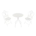 Pikkukuva 1 / 7: AXI Marilou Balcony Bistro Set, 2 tuolia 1 pöytä, Veranda Bistro Set White - Puutarha Bistro Set, Mosaiikki Bistro pöytä