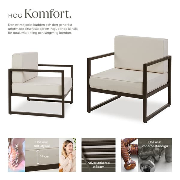 Loungestol Comosa - per styck