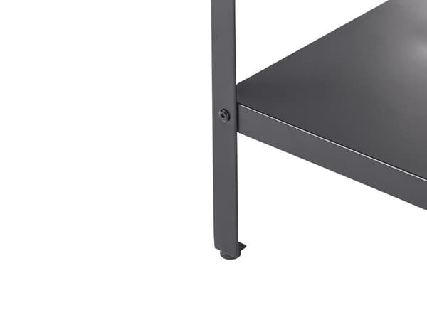 Utekjøkkenøy med oppvaskkum i svart rustfritt stål 80 x 50 x 92 cm Ettgrepsutløp 2 hyller Enhet med topp Hagekjøkken Spiseplass